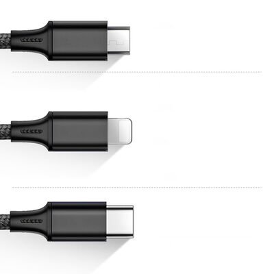 Wiwu YZ108 3 in 1 Usb Cable - 2