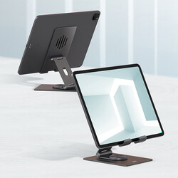 Wiwu ZM106 Portable Foldable 360 Rotating Metal Phone and Tablet Stand - 6