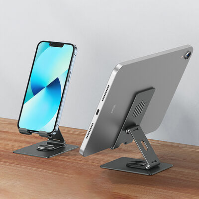 Wiwu ZM106 Portable Foldable 360 Rotating Metal Phone and Tablet Stand - 13
