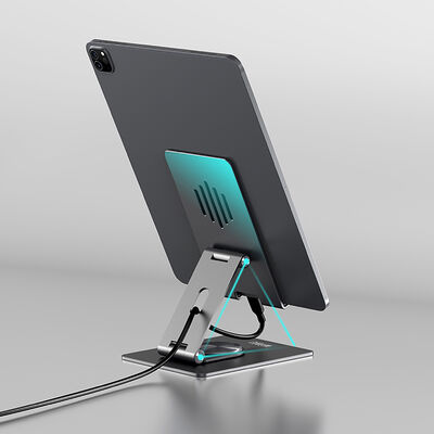 Wiwu ZM106 Taşınabilir Katlanabilir 360 Dönebilen Metal Telefon ve Tablet Standı - 10