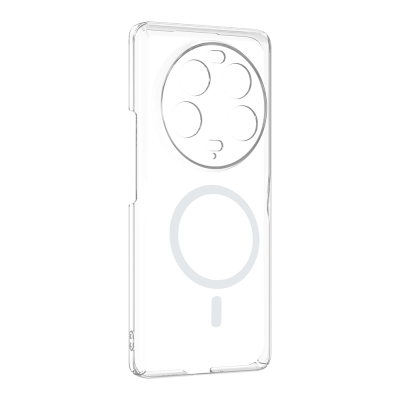 Xiaomi 13 Ultra Camera Protected M-Safe Charging Transparent Zore London Hard PC Case - 3