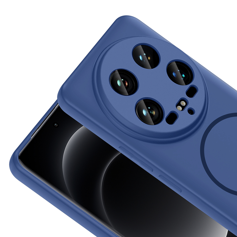 Xiaomi 14 Ultra Kılıf M-safe Şarj Özellikli Zore Meta Kapak - 16