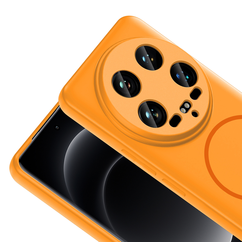 Xiaomi 14 Ultra Kılıf M-safe Şarj Özellikli Zore Meta Kapak - 18