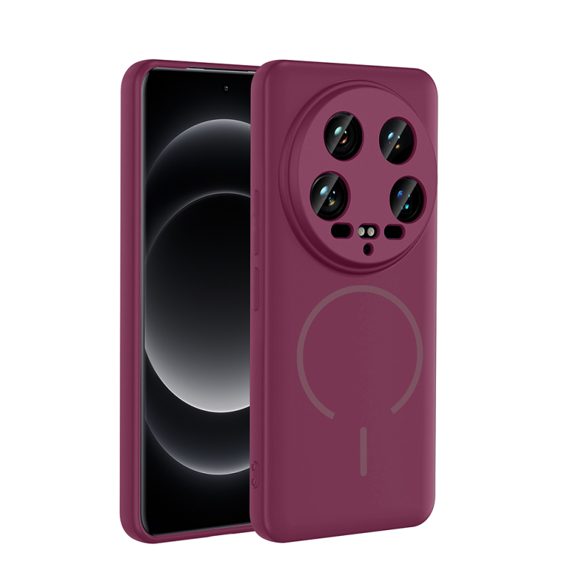 Xiaomi 14 Ultra Kılıf M-safe Şarj Özellikli Zore Meta Kapak - 3