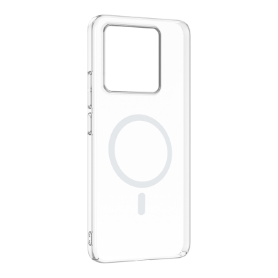 Xiaomi 14T Pro Camera Protected M-Safe Charging Transparent Zore London Hard PC Case - 3