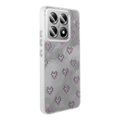 Xiaomi 14T Pro Case Camera Protection Figured Zore Ponti Silicone Cover - 12