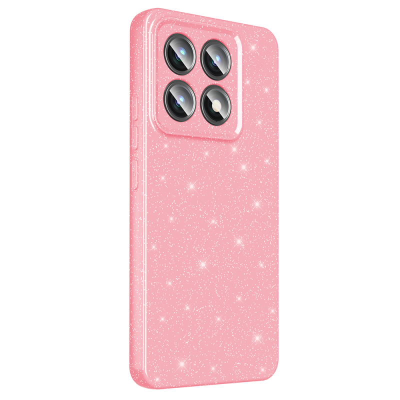Xiaomi 14T Pro Case Camera Protection Glitter Luxury Zore Cotton Cover - 11