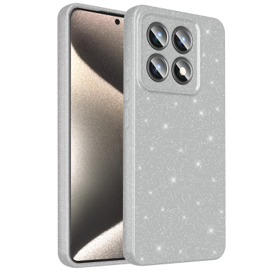 Xiaomi 14T Pro Case Camera Protection Glitter Luxury Zore Cotton Cover - 5