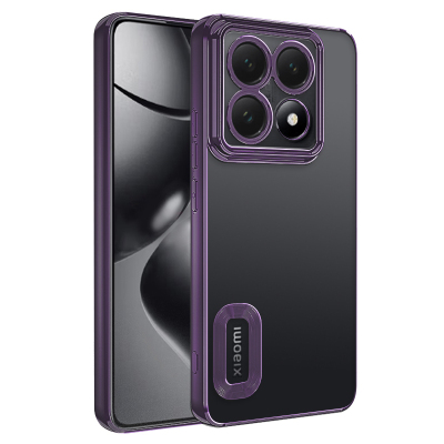 Xiaomi 14T Pro Case Camera Protection Showing Logo Zore Omega Cover - 15