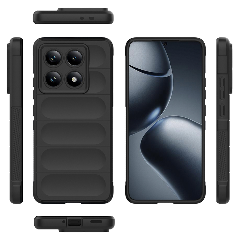 Xiaomi 14T Pro Kılıf Esnek TPU Oyuklu Arka Yüzey Tasarımlı Zore Etnik Silikon Kapak - 9