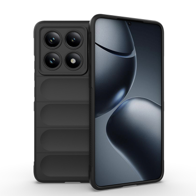 Xiaomi 14T Pro Kılıf Esnek TPU Oyuklu Arka Yüzey Tasarımlı Zore Etnik Silikon Kapak - 1