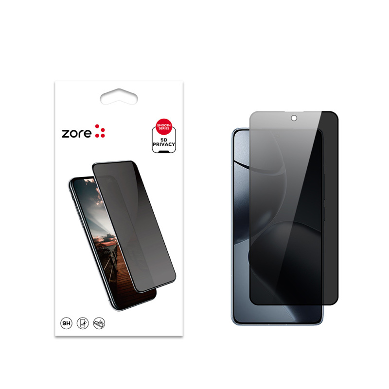 Xiaomi 14T Pro Zore New 5D Privacy Tempered Screen Protector - 1