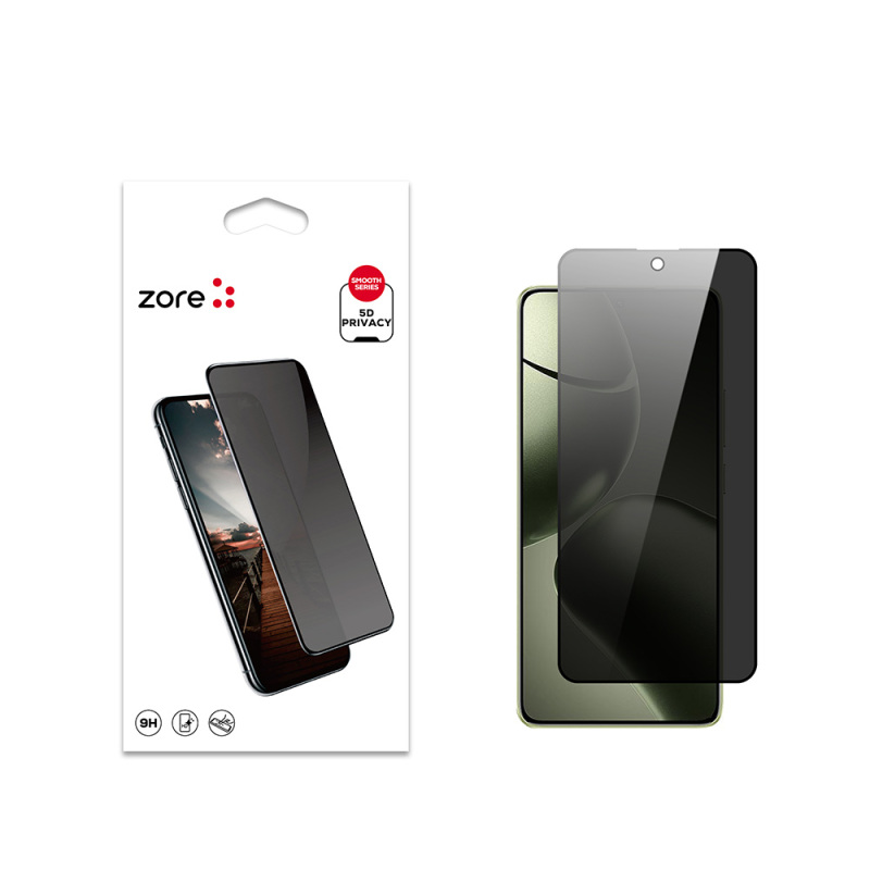 Xiaomi 14T Zore New 5D Privacy Tempered Screen Protector - 1