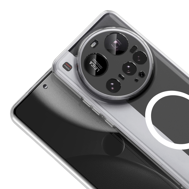 Xiaomi 15 Ultra Kamera Korumalı M-Safe Şarj Özellikli Şeffaf Zore London Sert PC Kapak - 4