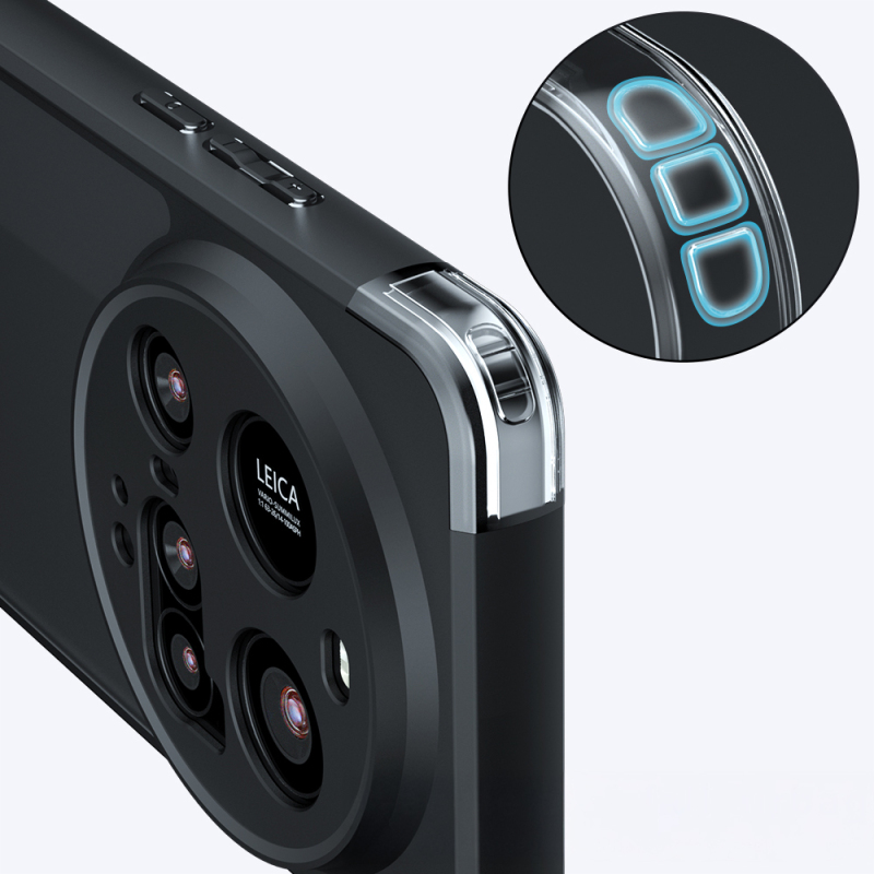 Xiaomi 15 Ultra Kılıf Kamera Korumalı Şeffaf Arka Yüzey Zore New Roll Kapak - 4
