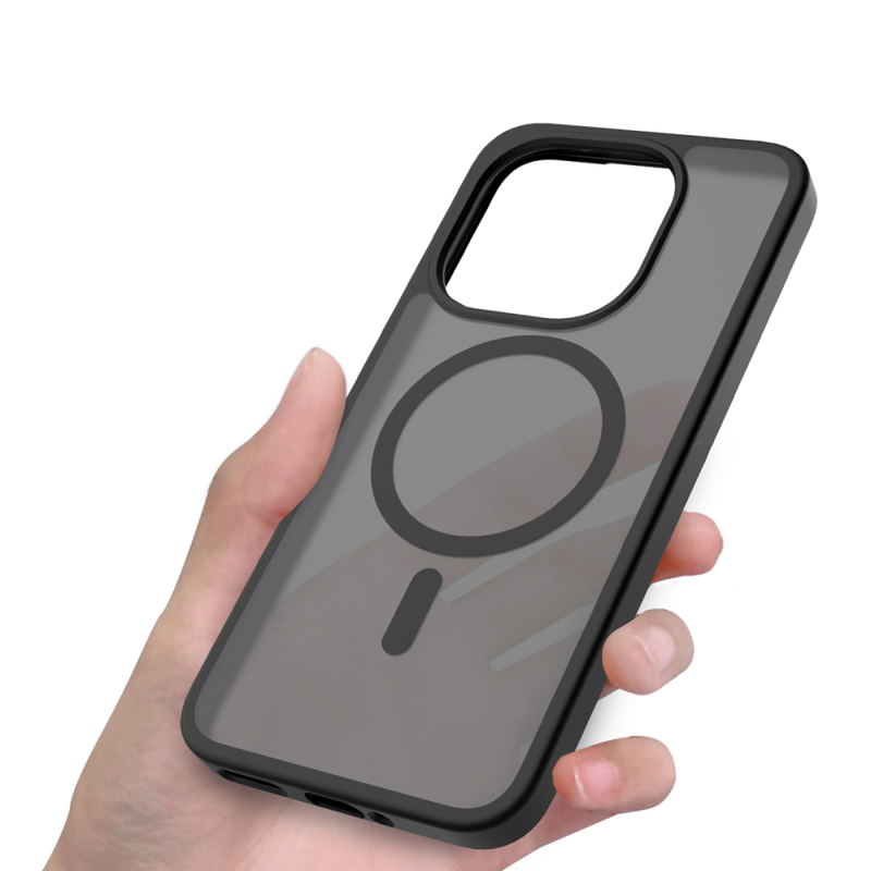 Xiaomi 15T Case Hard PC Back Surface Wireless Charging Feature Zore Flet M-safe Cover - 3