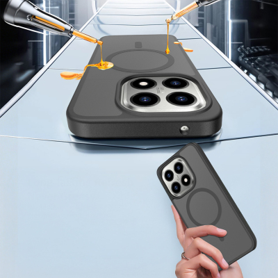 Xiaomi 15T Case Hard PC Back Surface Wireless Charging Feature Zore Flet M-safe Cover - 6