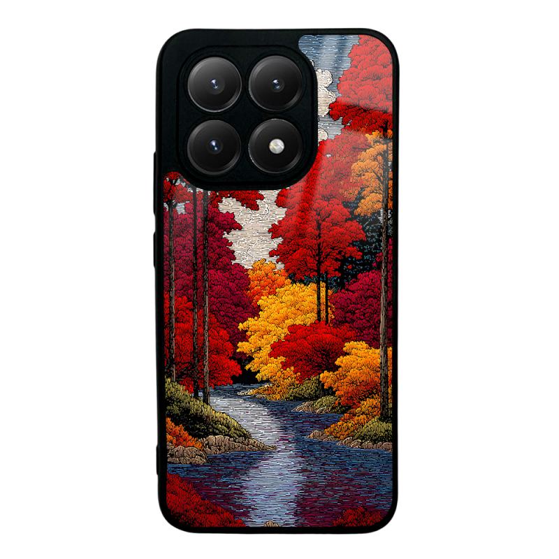 Xiaomi 15T Case with Camera Protector, Patterned Zore Lusi Cover - 2