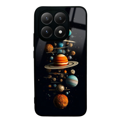 Xiaomi 15T Case with Camera Protector, Patterned Zore Lusi Cover - 5