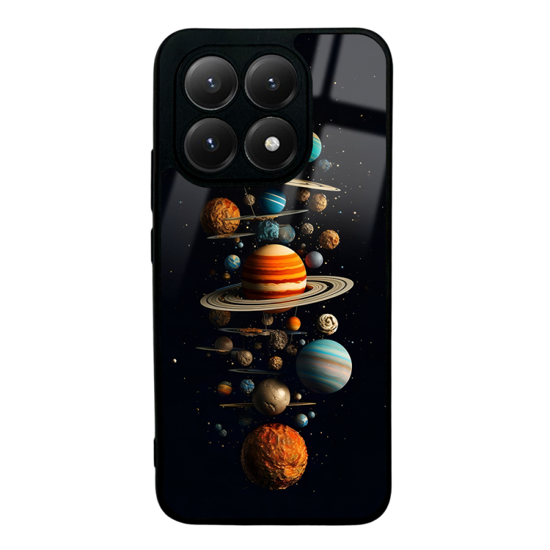 Xiaomi 15T Case with Camera Protector, Patterned Zore Lusi Cover - 5