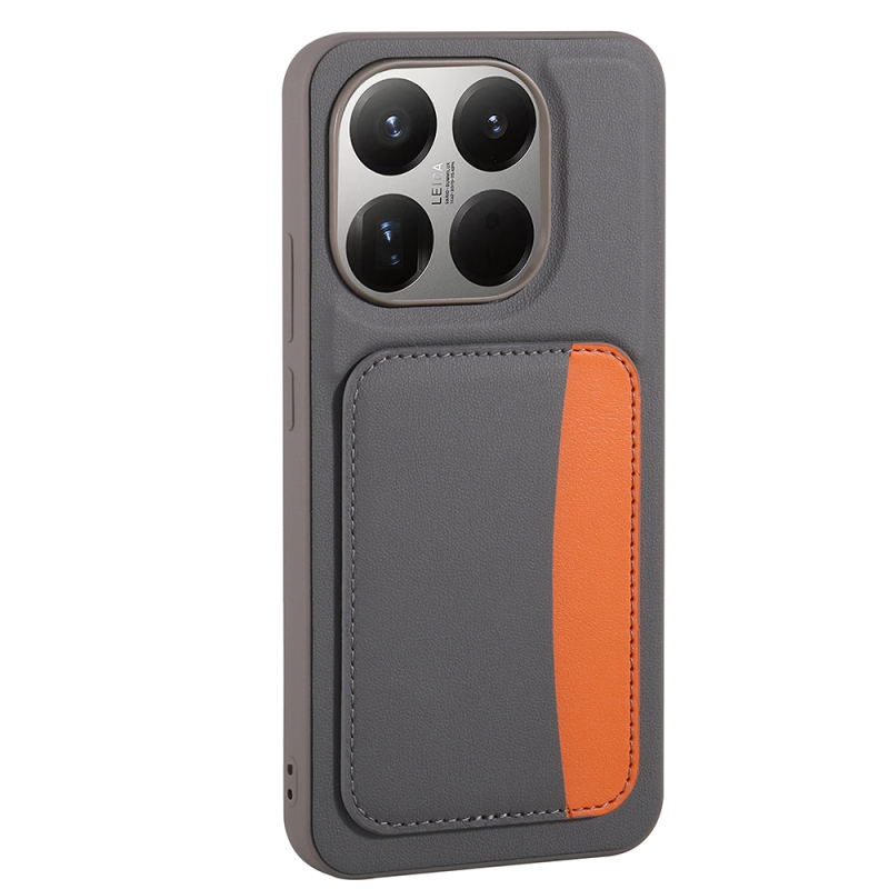 Xiaomi 15T Case with Card Holder Zore X-Card Silicone Cover - 9