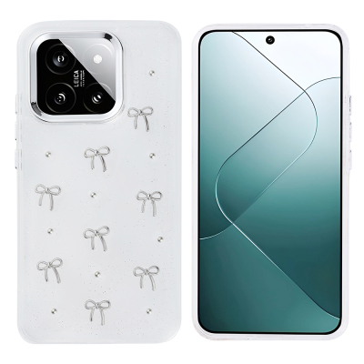 Xiaomi 15T Kılıf Airbag Tasarımlı Simli Şeffaf Zore Kutup Kapak - 3