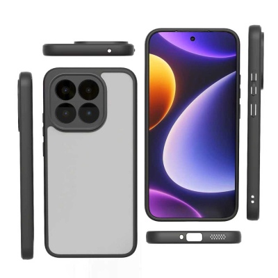 Xiaomi 15T Kılıf Kamera Korumalı Şeffaf Arka Yüzey Zore New Roll Kapak - 5