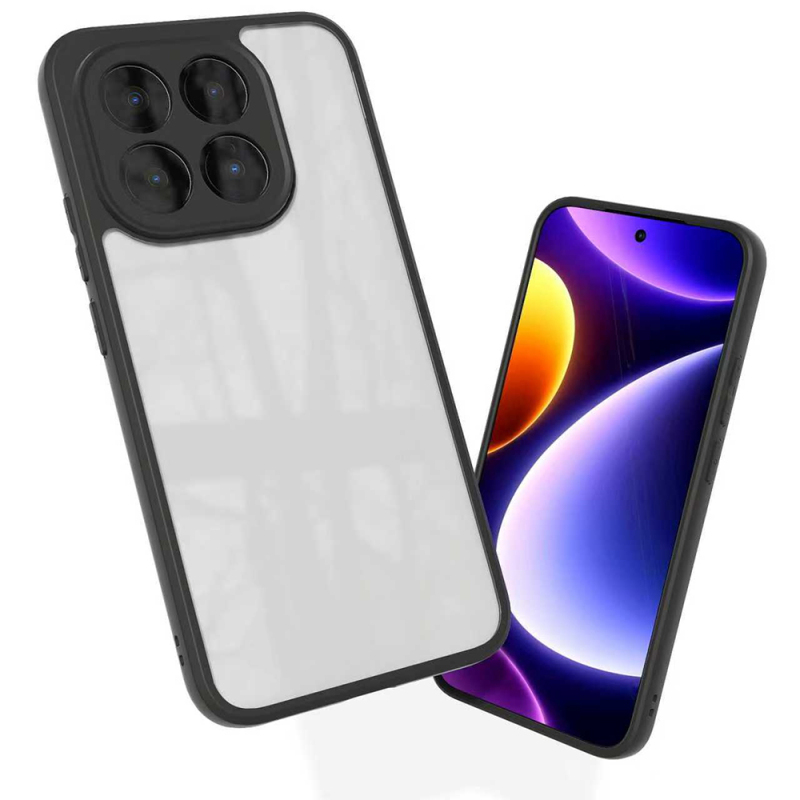 Xiaomi 15T Kılıf Kamera Korumalı Şeffaf Arka Yüzey Zore New Roll Kapak - 4