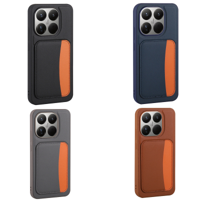 Xiaomi 15T Kılıf Kartlıklı Zore X-Kart Silikon Kapak - 15