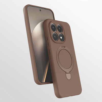 Xiaomi 15T Kılıf M-safe Şarj Özellikli Standlı Zore Samara Kapak - 4