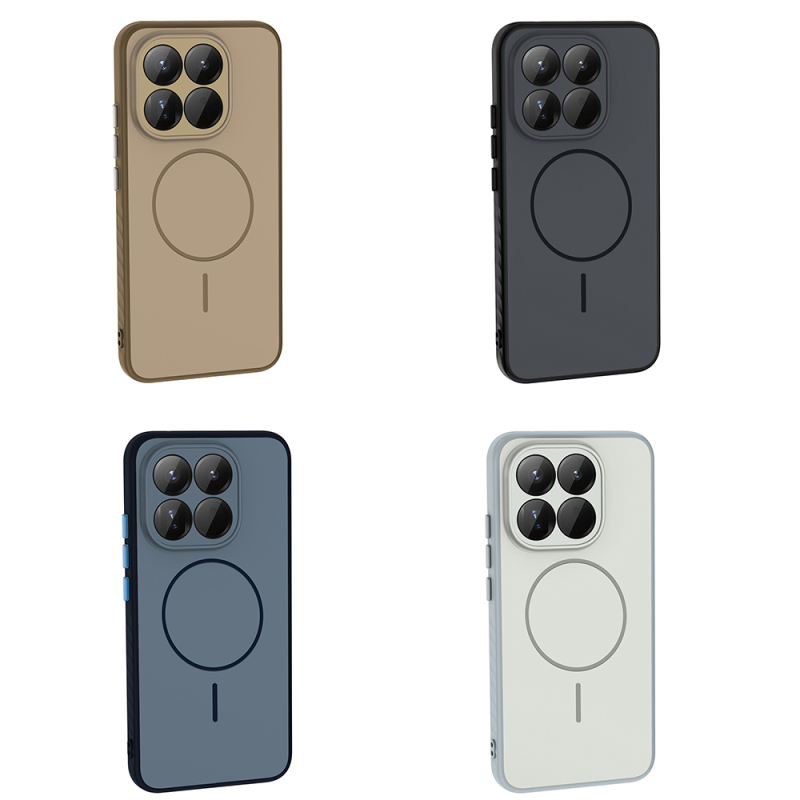 Xiaomi 15T Kılıf M-safe Şarj Özellikli Zore Tea Kapak - 14