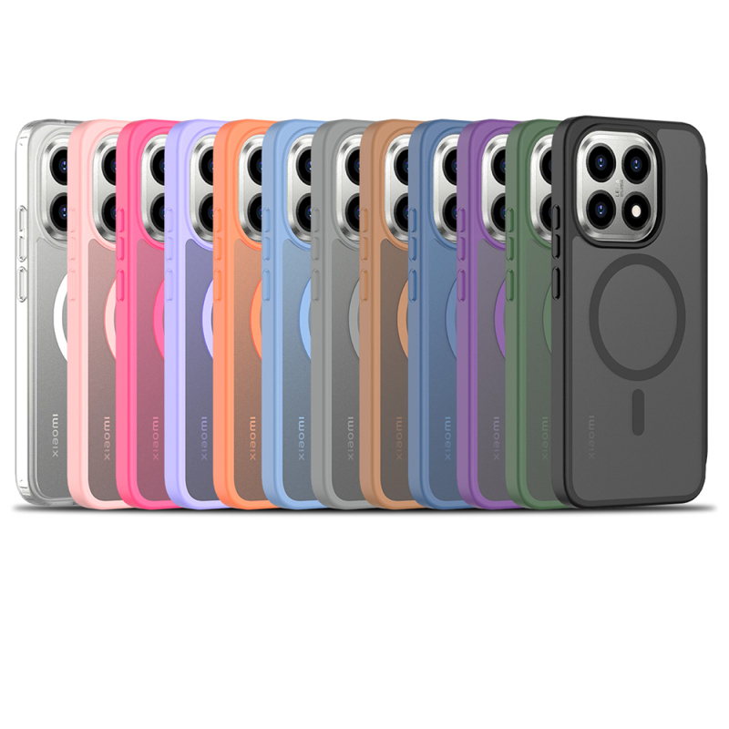 Xiaomi 15T Kılıf Sert PC Arka Yüzey Wireless Şarj Özellikli Zore Flet M-safe Kapak - 8