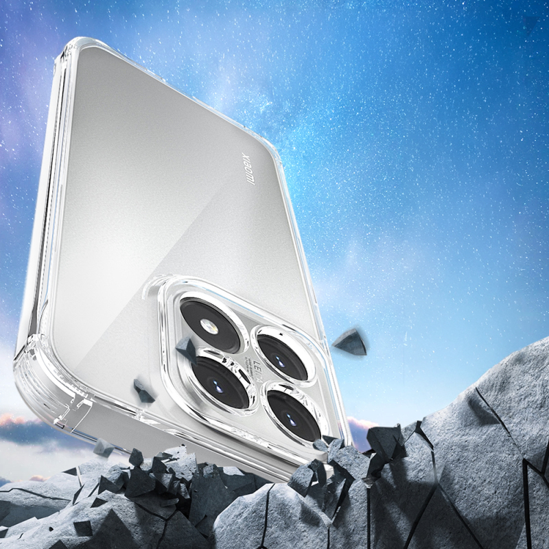 Xiaomi 15T Pro Case Airbag Attachable Strap Zore Snap Silicone Cover - 3