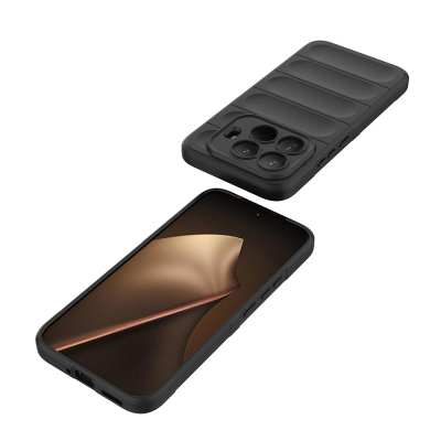 Xiaomi 15T Pro Case Flexible TPU Hollow Back Surface Design Zore Ethnic Silicone Cover - 9