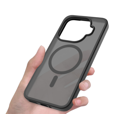 Xiaomi 15T Pro Case Hard PC Back Surface Wireless Charging Feature Zore Flet M-safe Cover - 3