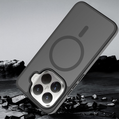 Xiaomi 15T Pro Case Hard PC Back Surface Wireless Charging Feature Zore Flet M-safe Cover - 6