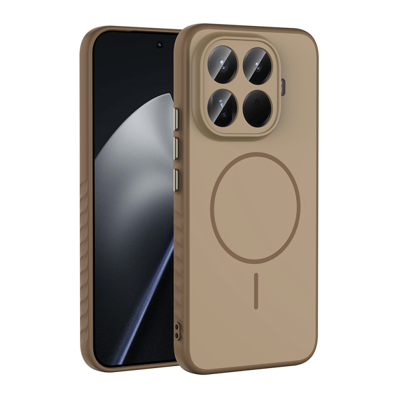 Xiaomi 15T Pro Case M-safe Charging Feature Zore Tea Cover - 5