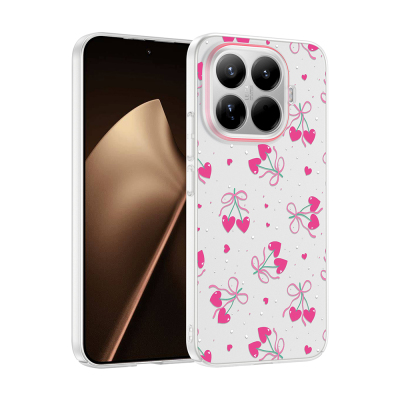 Xiaomi 15T Pro Case with Camera Protector, Patterned Zore Clip Cover - 1