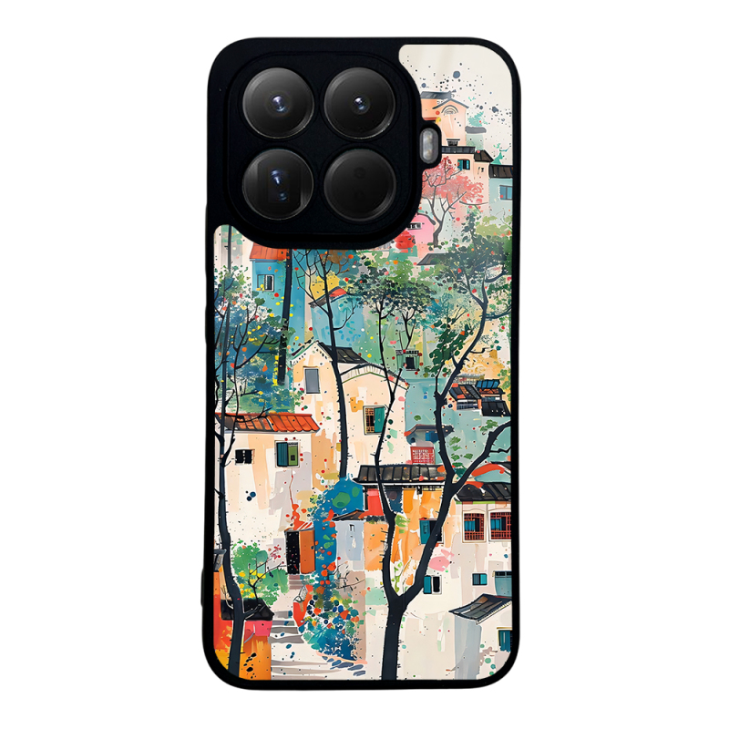 Xiaomi 15T Pro Case with Camera Protector, Patterned Zore Lusi Cover - 1