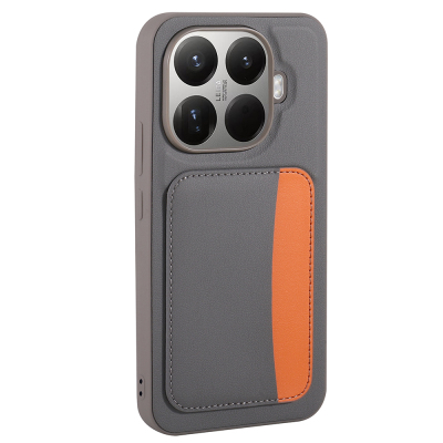 Xiaomi 15T Pro Case with Card Holder Zore X-Card Silicone Cover - 7