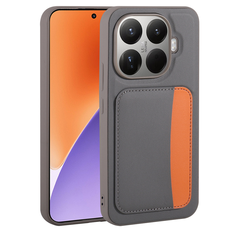 Xiaomi 15T Pro Case with Card Holder Zore X-Card Silicone Cover - 3