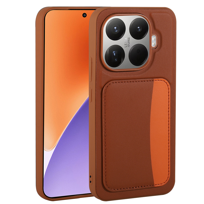 Xiaomi 15T Pro Case with Card Holder Zore X-Card Silicone Cover - 5