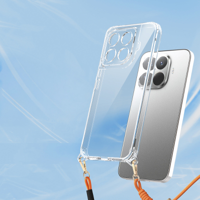 Xiaomi 15T Pro Kılıf Airbagli Takılabilir Askı Aparatlı Zore Snap Silikon Kapak - 1