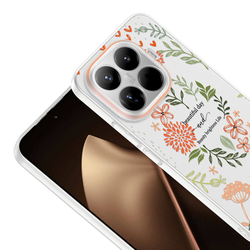 Xiaomi 15T Pro Kılıf Kamera Korumalı Desenli Zore Klip Kapak - 10