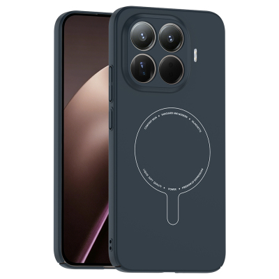 Xiaomi 15T Pro Kılıf M-Safe Şarj Özellikli Kamera Korumalı Zore Elio Sert PC Kapak - 1