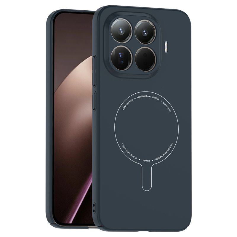 Xiaomi 15T Pro Kılıf M-Safe Şarj Özellikli Kamera Korumalı Zore Elio Sert PC Kapak - 1