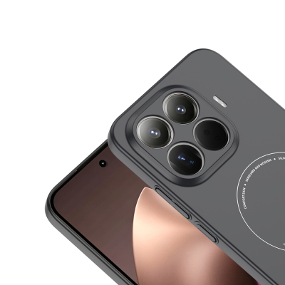 Xiaomi 15T Pro Kılıf M-Safe Şarj Özellikli Kamera Korumalı Zore Elio Sert PC Kapak - 6