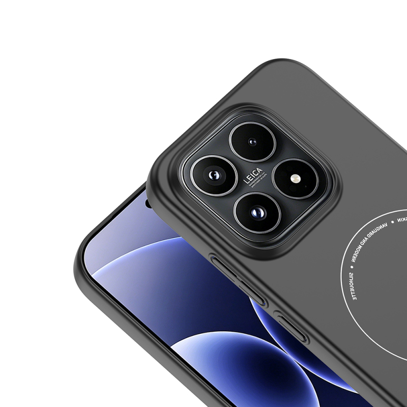 Xiaomi 17 Kılıf M-Safe Şarj Özellikli Kamera Korumalı Zore Elio Sert PC Kapak - 6