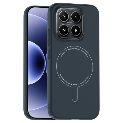 Xiaomi 17 Kılıf M-Safe Şarj Özellikli Kamera Korumalı Zore Elio Sert PC Kapak - 1