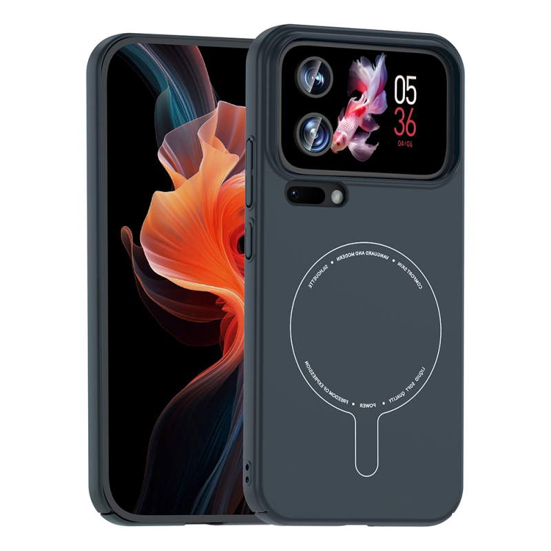 Xiaomi 17 Pro Kılıf M-Safe Şarj Özellikli Kamera Korumalı Zore Elio Sert PC Kapak - 2